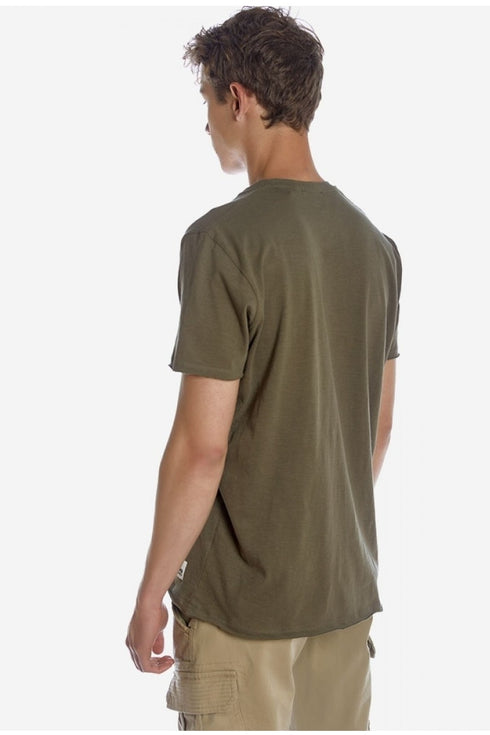 Ανδρικό t-shirt Κοντό Μανίκι Χακί Italians CAMARO